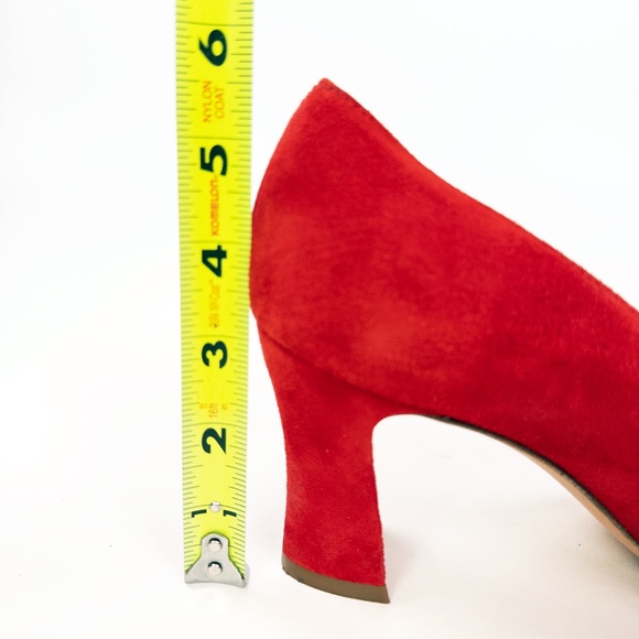 Stuart Weitzman Block Heel Suede Pumps Heels - Picture 6 of 6